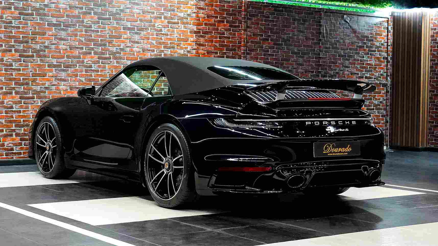 2023| Porsche 911 Turbo S Cabriolet - Black | Export Price